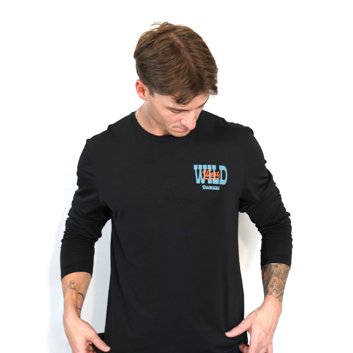 Wild Wakes Premium Rash Guard - Black