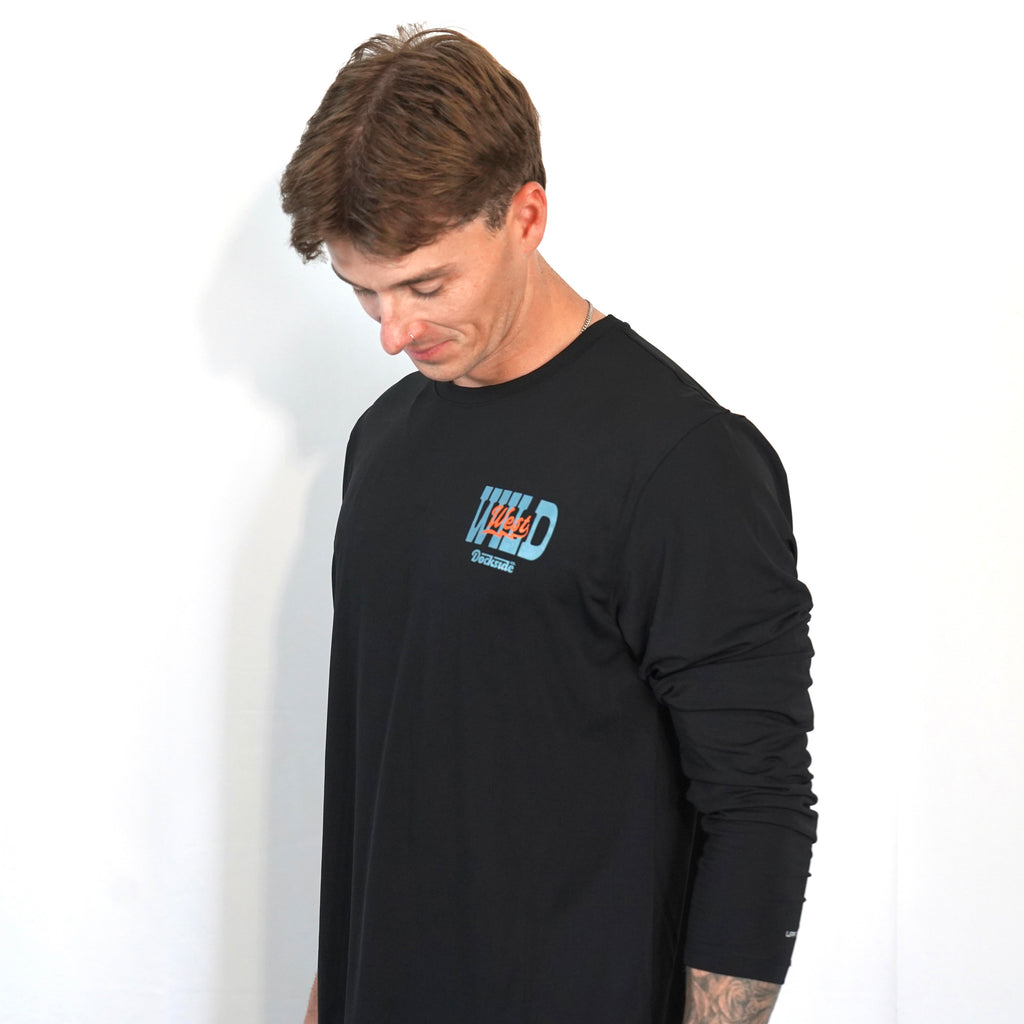 Wild Wakes Premium Rash Guard - Black