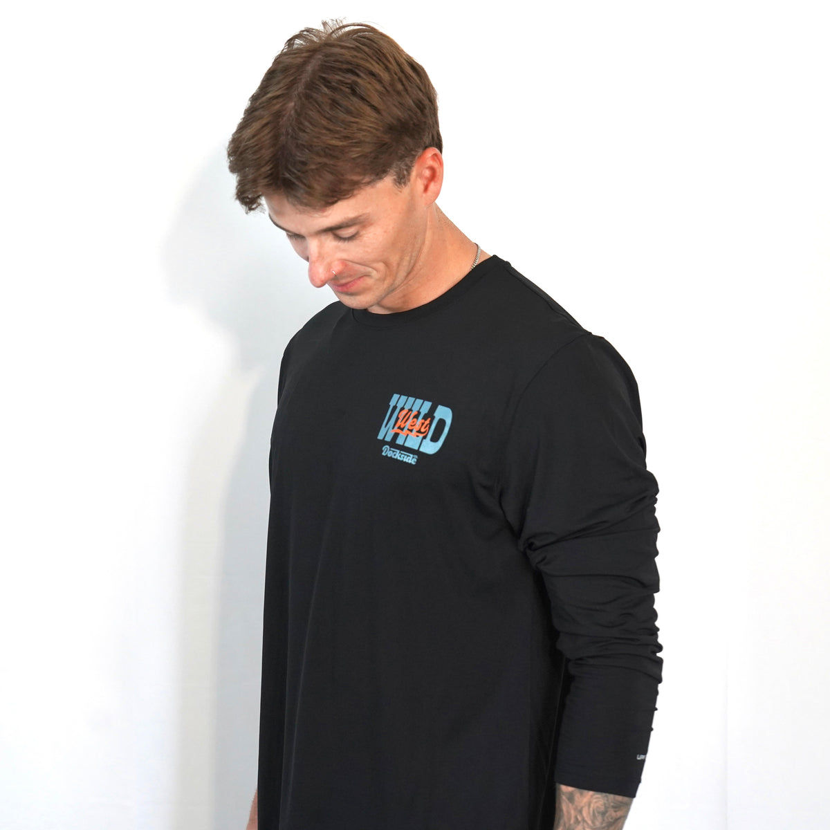 Wild Wakes Premium Rash Guard - Black